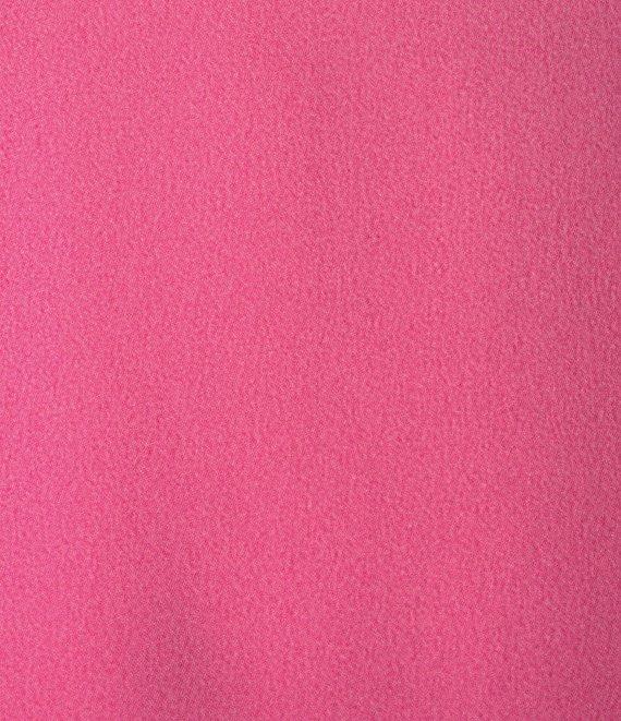 Caroline Rose Matte Crepe Scoop Neck Sleeveless Tank Top Product Image