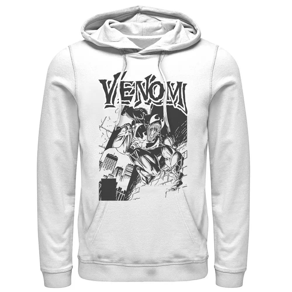 Men's Marvel Venom Street Cover Comic Illustration Graphic Hoodie,  Product Image