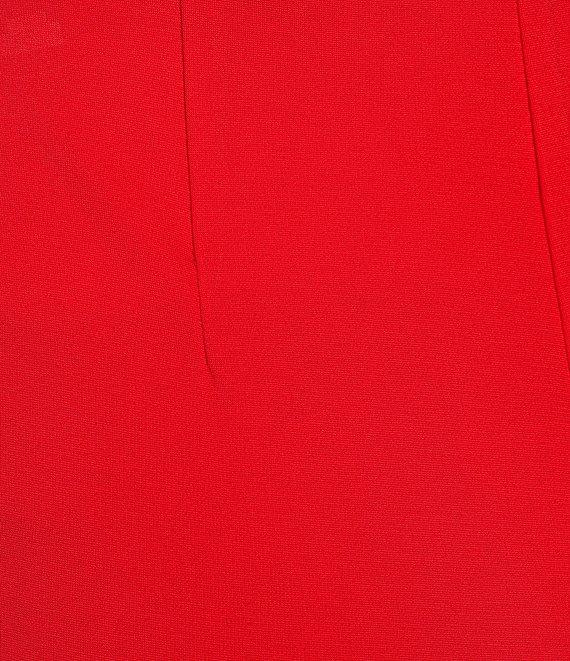 Slim Factor by Investments Lightweight Ponte Knit No Waist Wide Leg Crop Pants Product Image