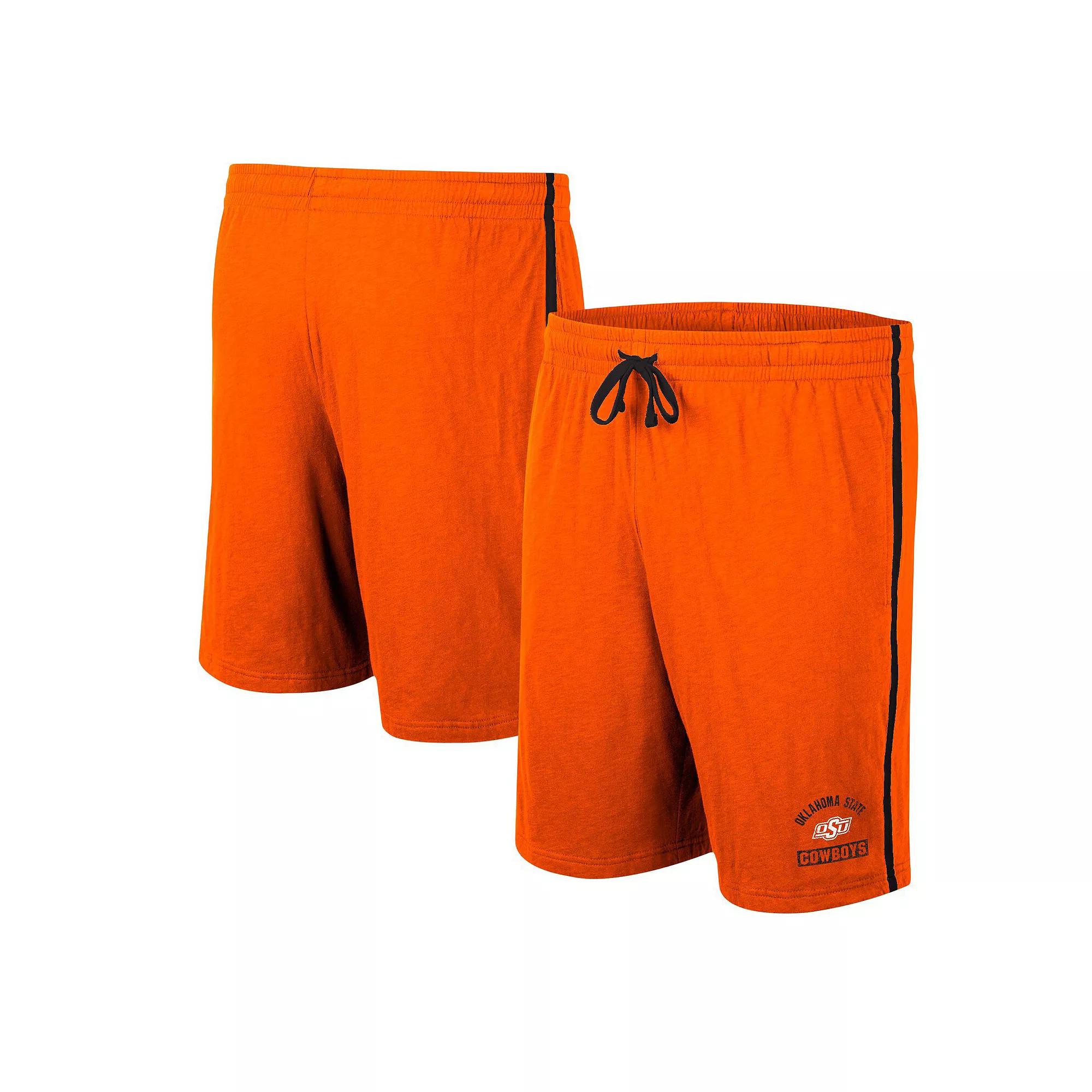 Men's Colosseum Orange Oklahoma State Cowboys Thunder Slub Shorts,  Product Image
