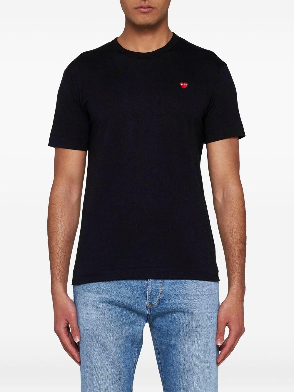 logo-appliqué cotton T-shirt Product Image