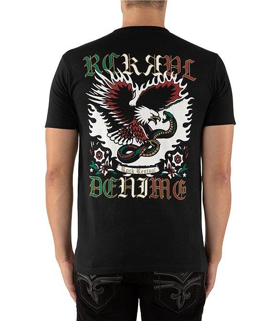 Rock Revival Golden Eagle Graphic Short Sleeve T-Shirt Product Image