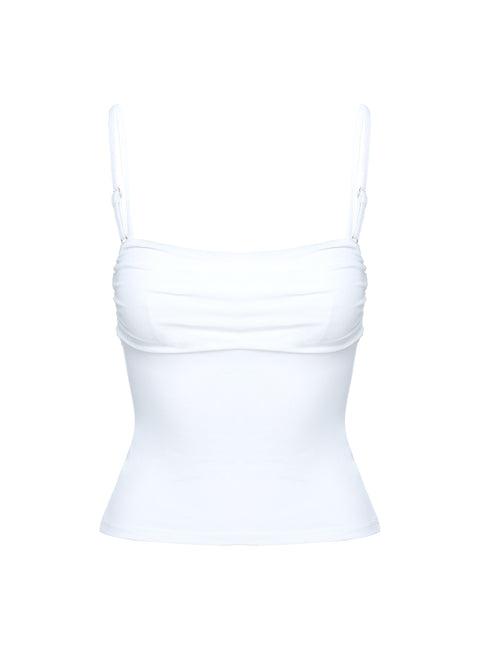 Race My Mind Top White Product Image