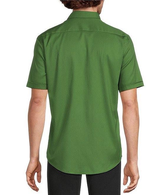 Murano Classic Fit Dobby Dot Short Sleeve Woven Shirt Product Image