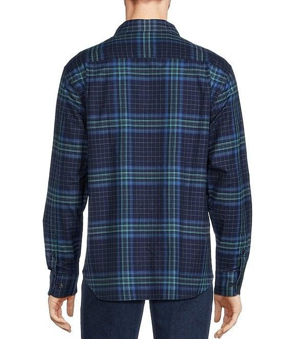 Tommy Bahama Lazlo Montlake Checked Long Sleeve Silk-Blend Shirt Product Image