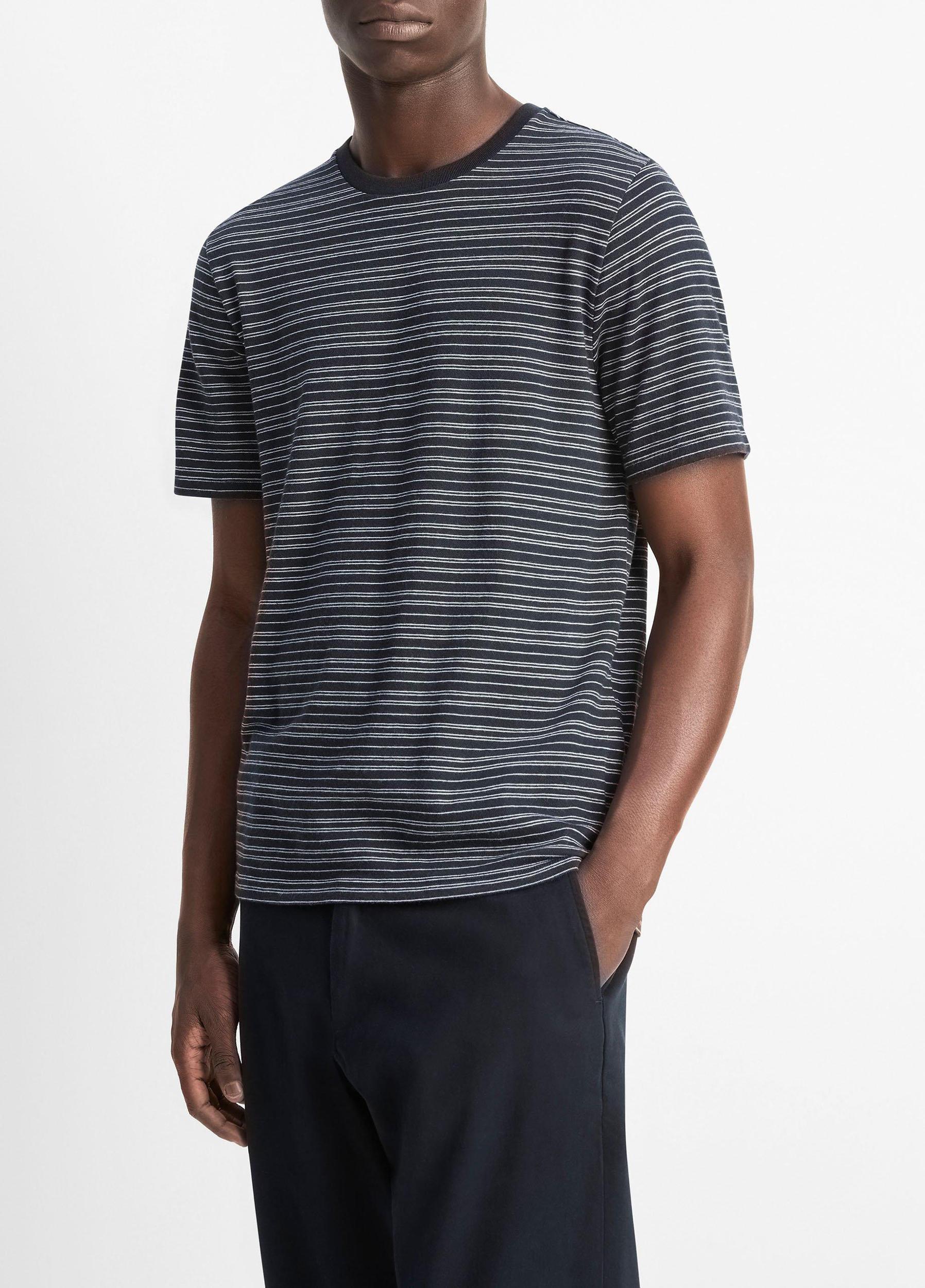 Striped Cotton T-Shirt Product Image