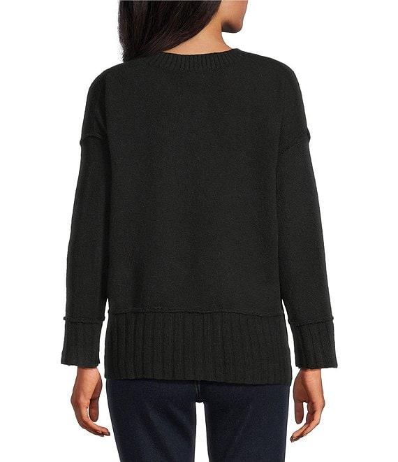Westbound Wool Blend Long Sleeve Crew Neck Sweater Product Image
