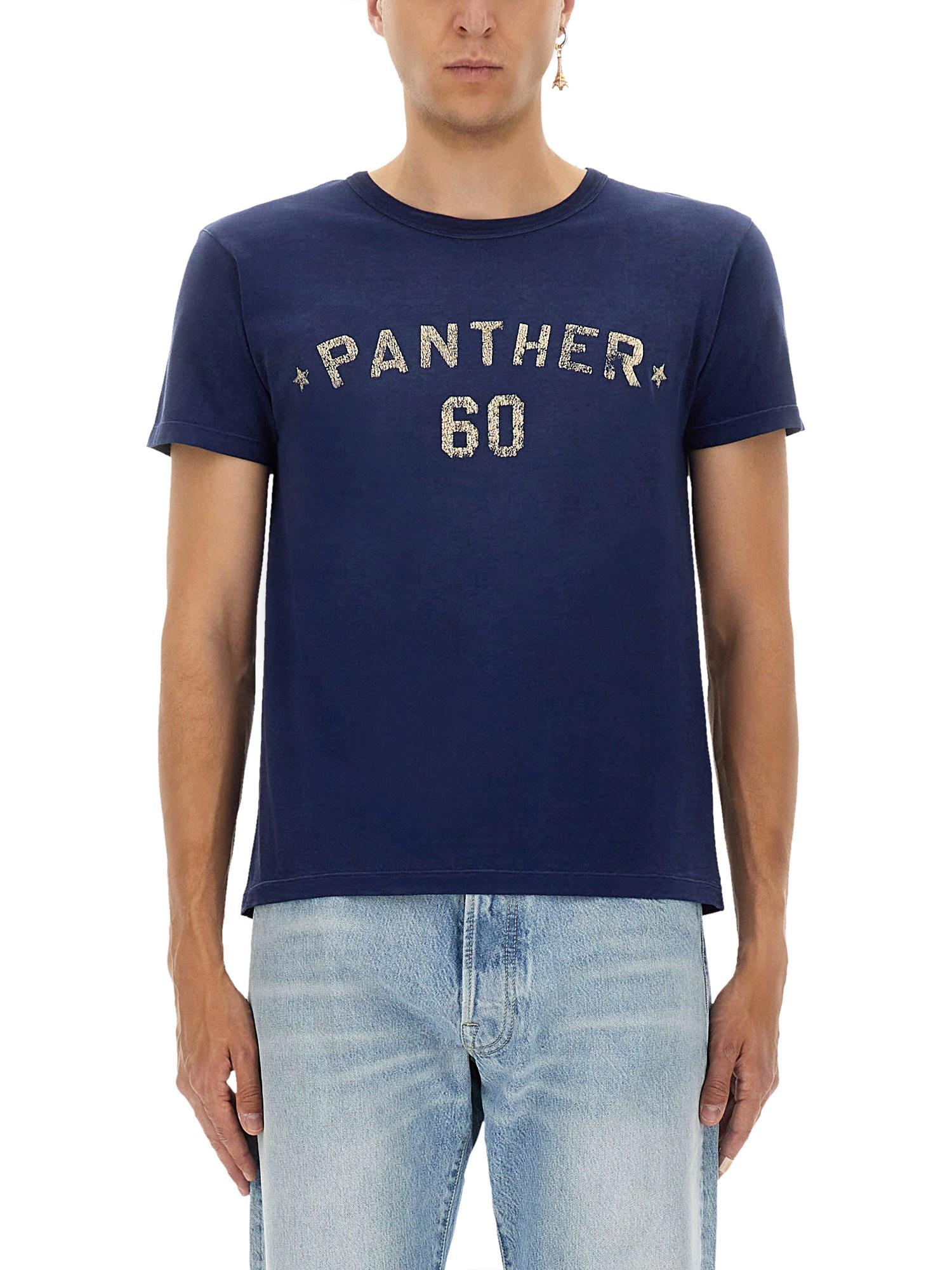 VALENTINO Garavani Navy Cotton T-shirt In Blue Product Image