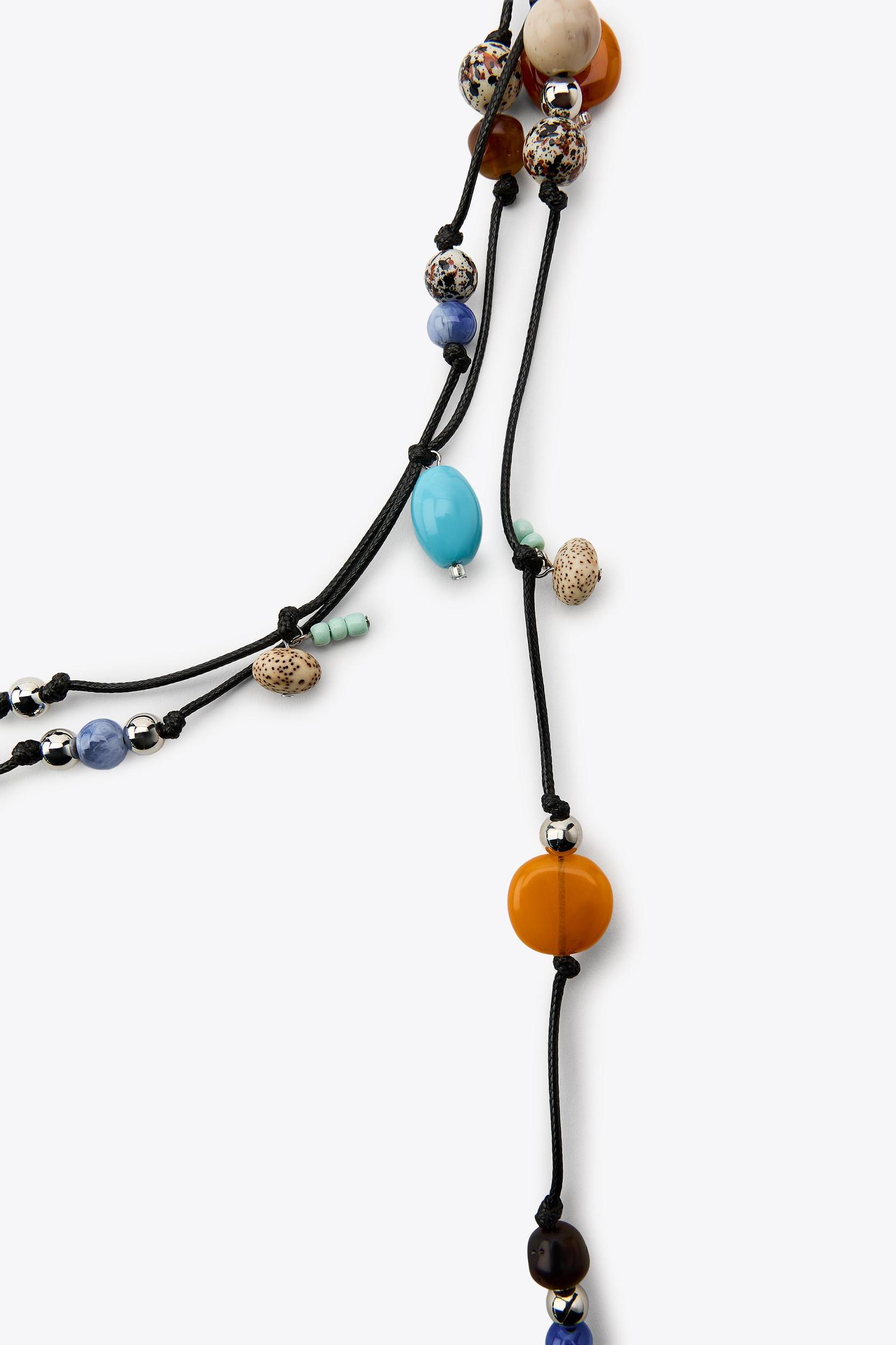 MULTI-POSITION BEAD CORD NECKLACE Product Image