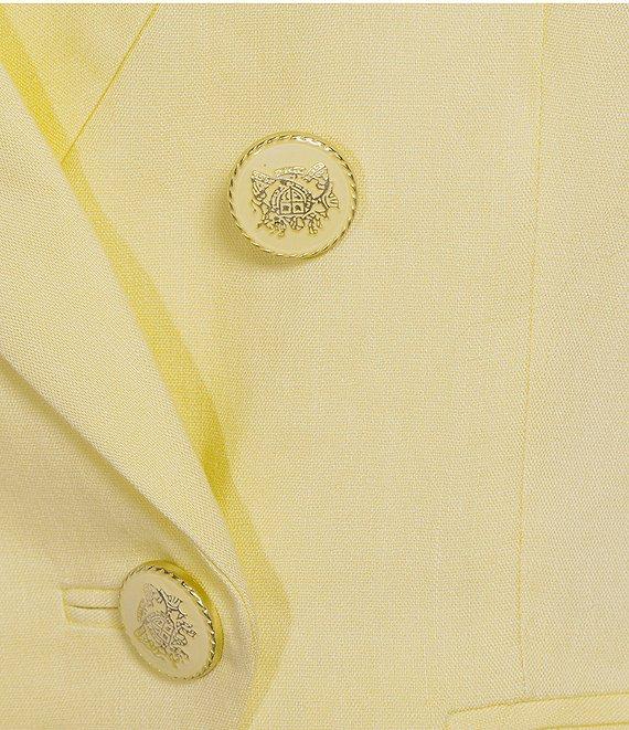 Antonio Melani Aurora Linen Notch Lapel Set-In Sleeve Jacket Product Image
