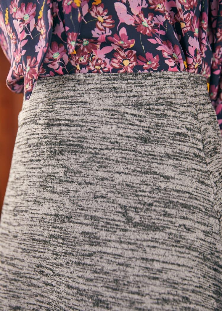 Excellence Attained Knit Midi Skirt Product Image