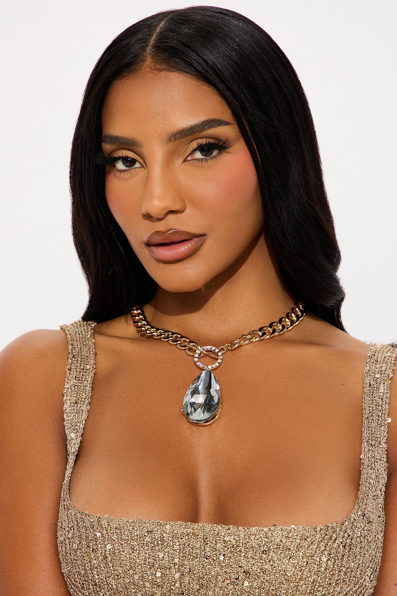 Jewel Of The Nile Pendant Necklace - Gold Female Product Image