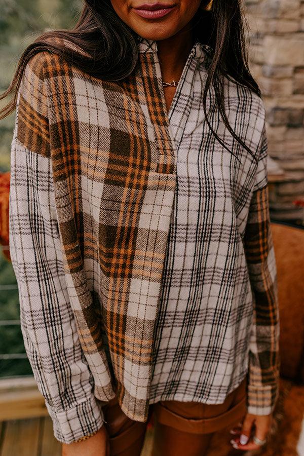 Seasonal Snuggles Flannel Top Product Image