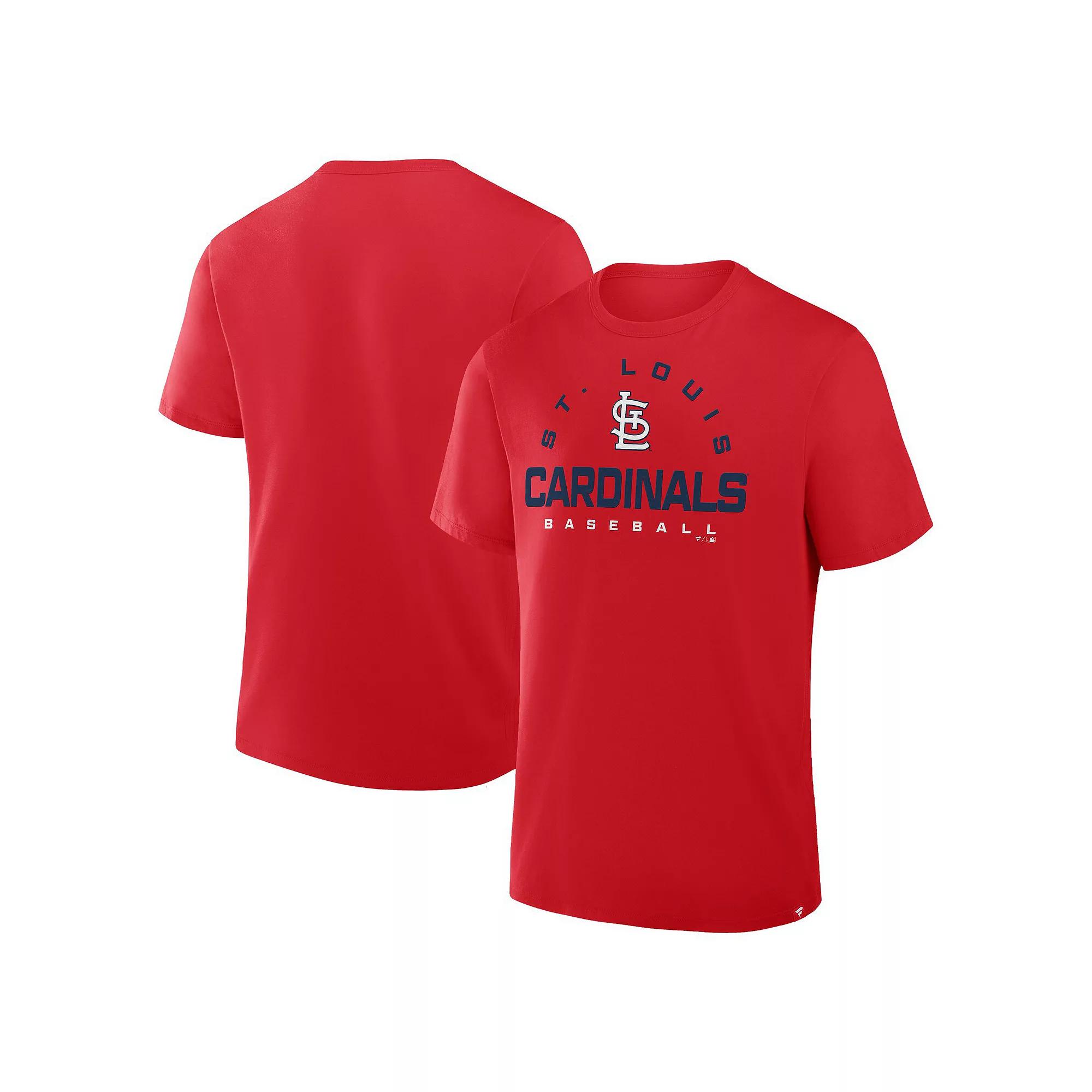 Men's Fanatics Red St. Louis Cardinals Clubhouse Legacy Primary Play T-Shirt,  Product Image