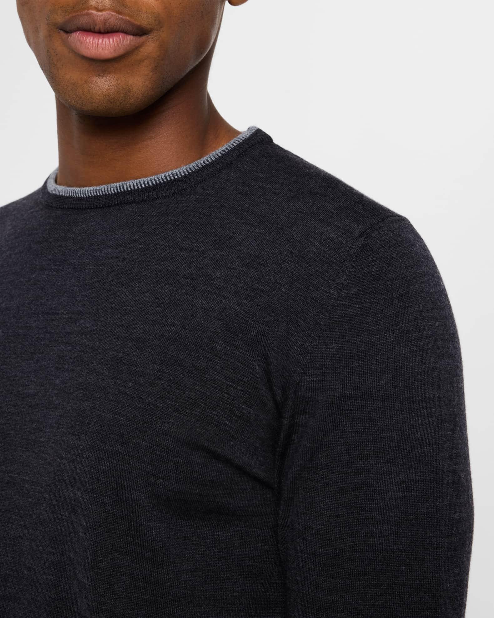 Men's Wool Tipped Crewneck Sweater Product Image