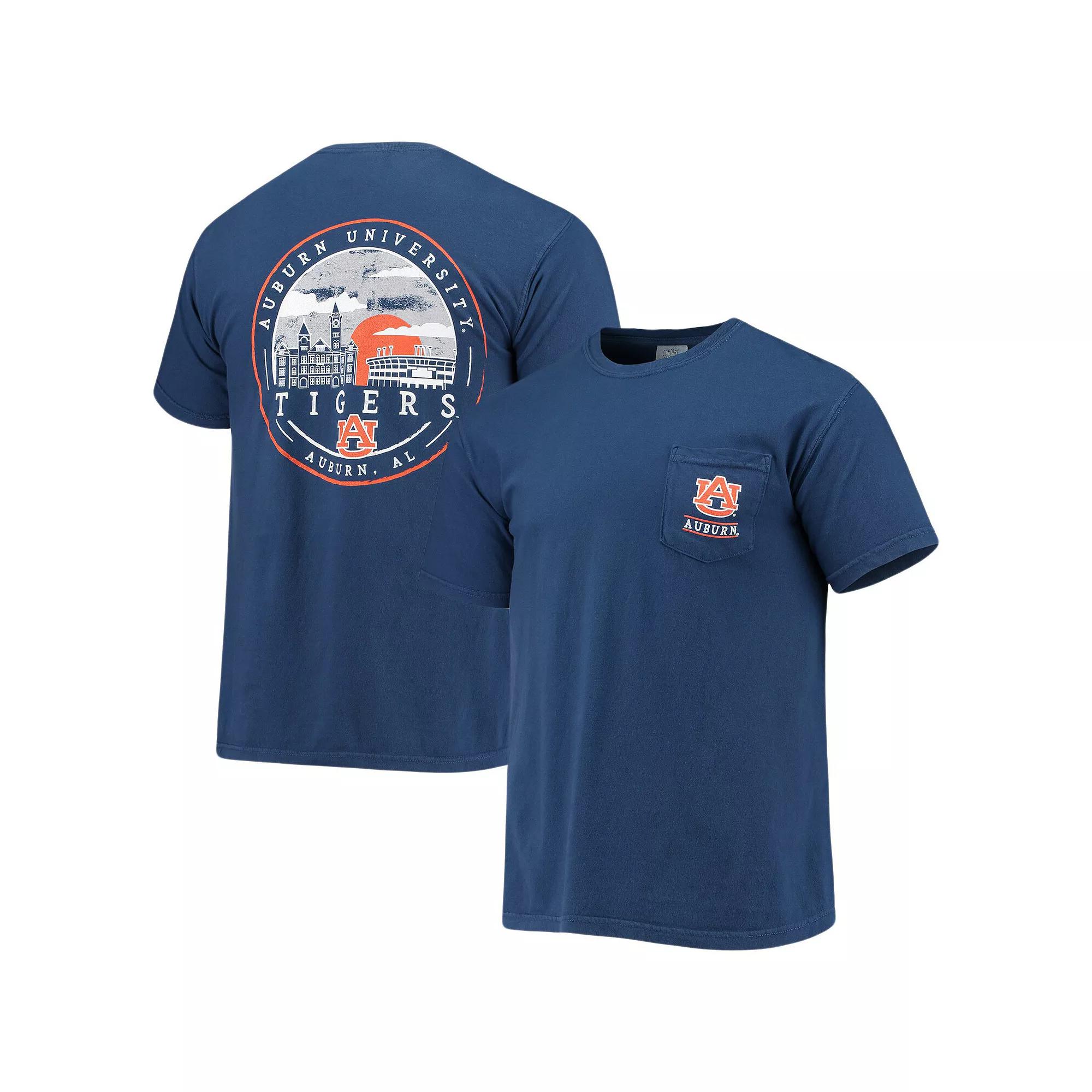 Men's Navy Auburn Tigers Circle Campus Scene T-Shirt, Size: XL, Blue Product Image