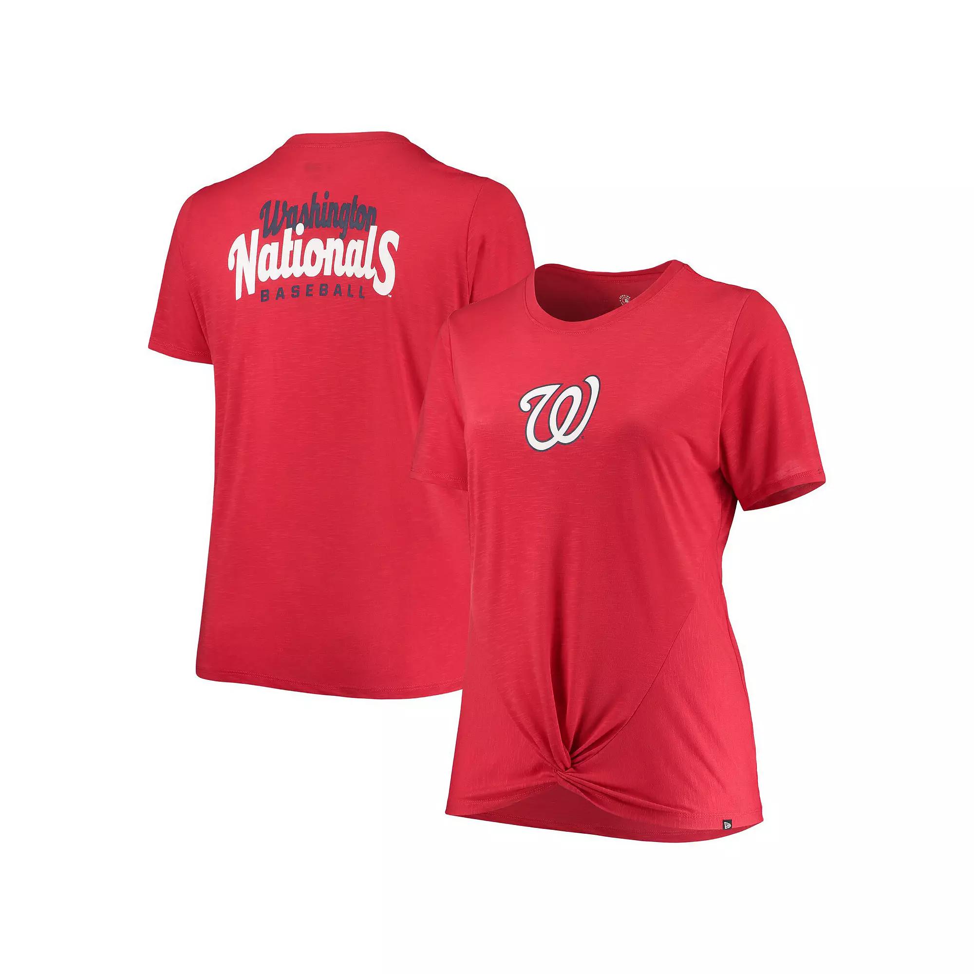 Women's New Era Red Washington Nationals Plus  Product Image