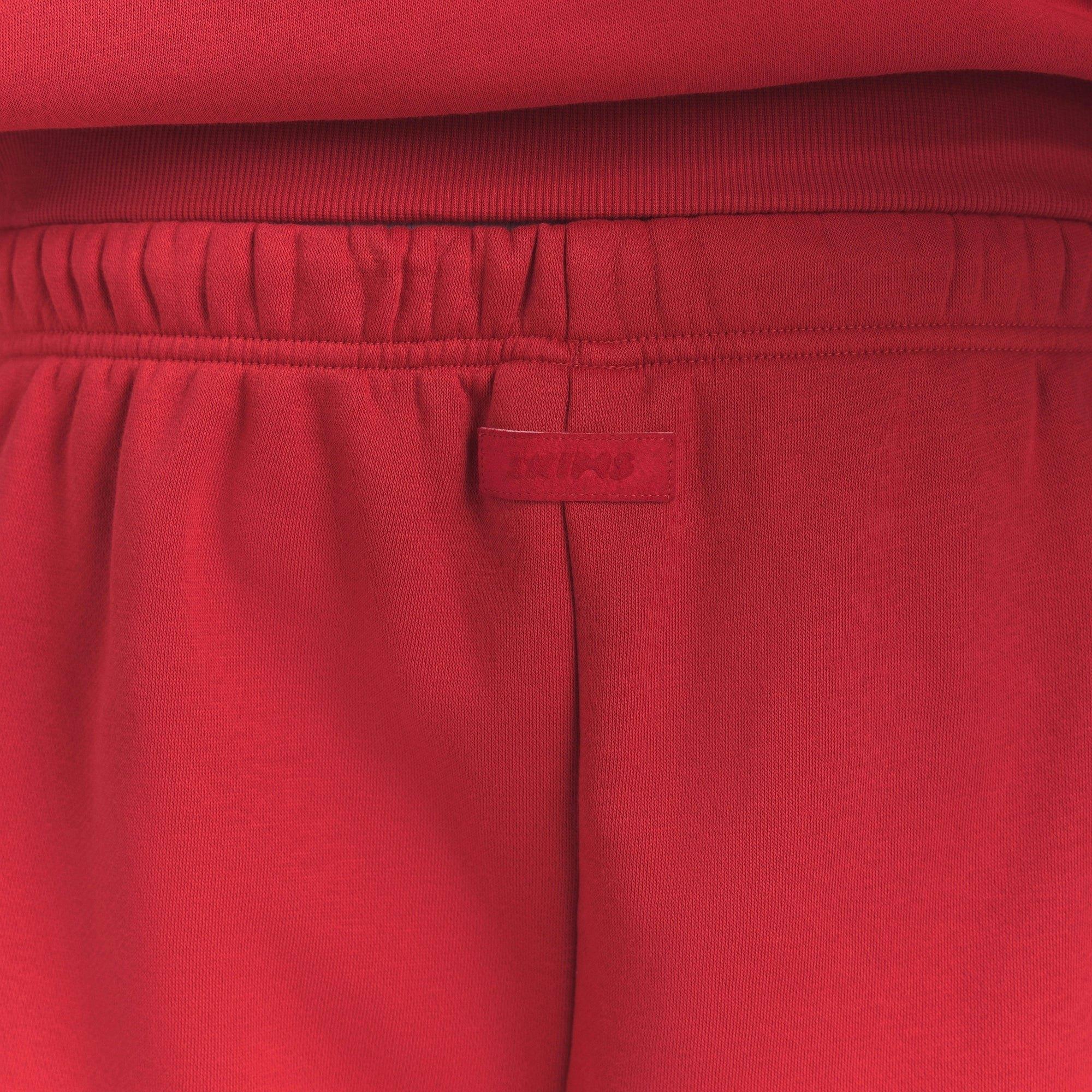 FLEECE LOUNGE MENS RELAXED LONG SHORT | WASHED RED Product Image