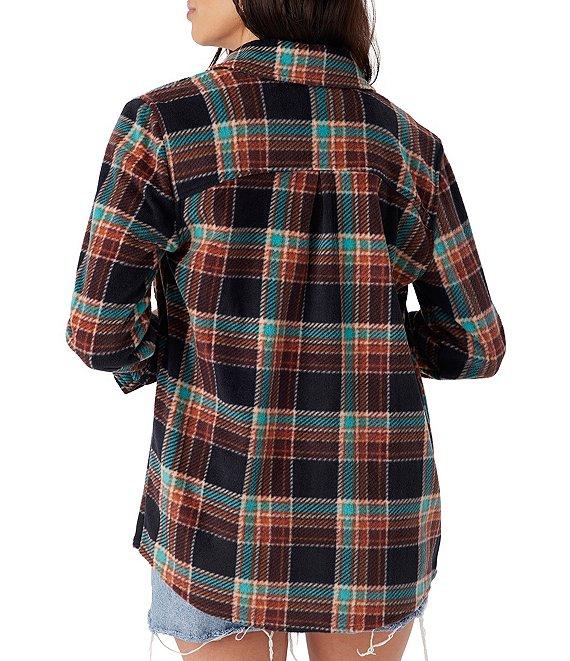O'Neill Zuma Long Sleeve Multi Plaid Flannel Jacket Product Image