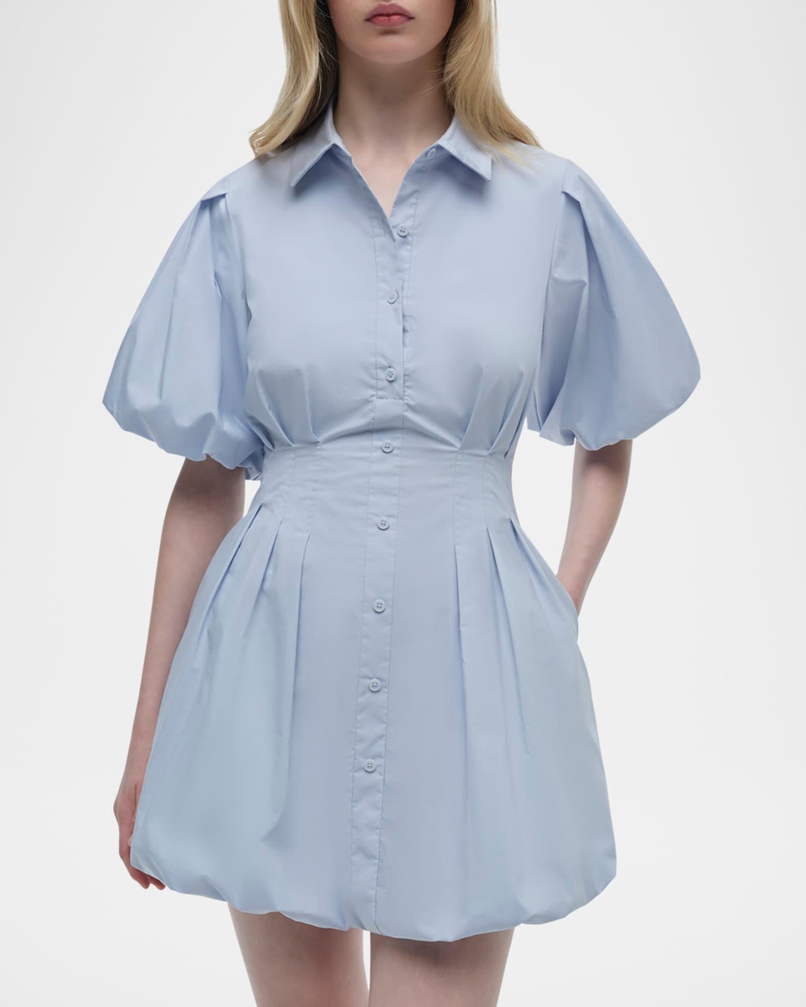 Cleo Balloon Pintuck Mini Dress Product Image