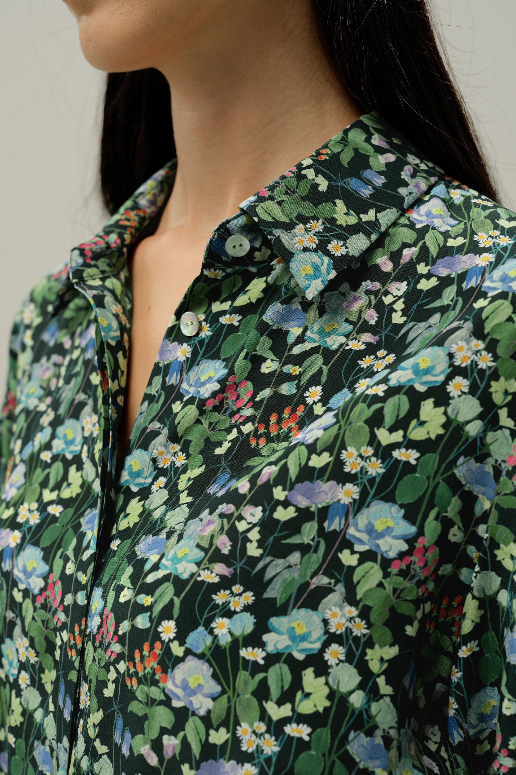 Fairytale Forest Midi-length Shirtdress - Made With Liberty Fabric Product Image