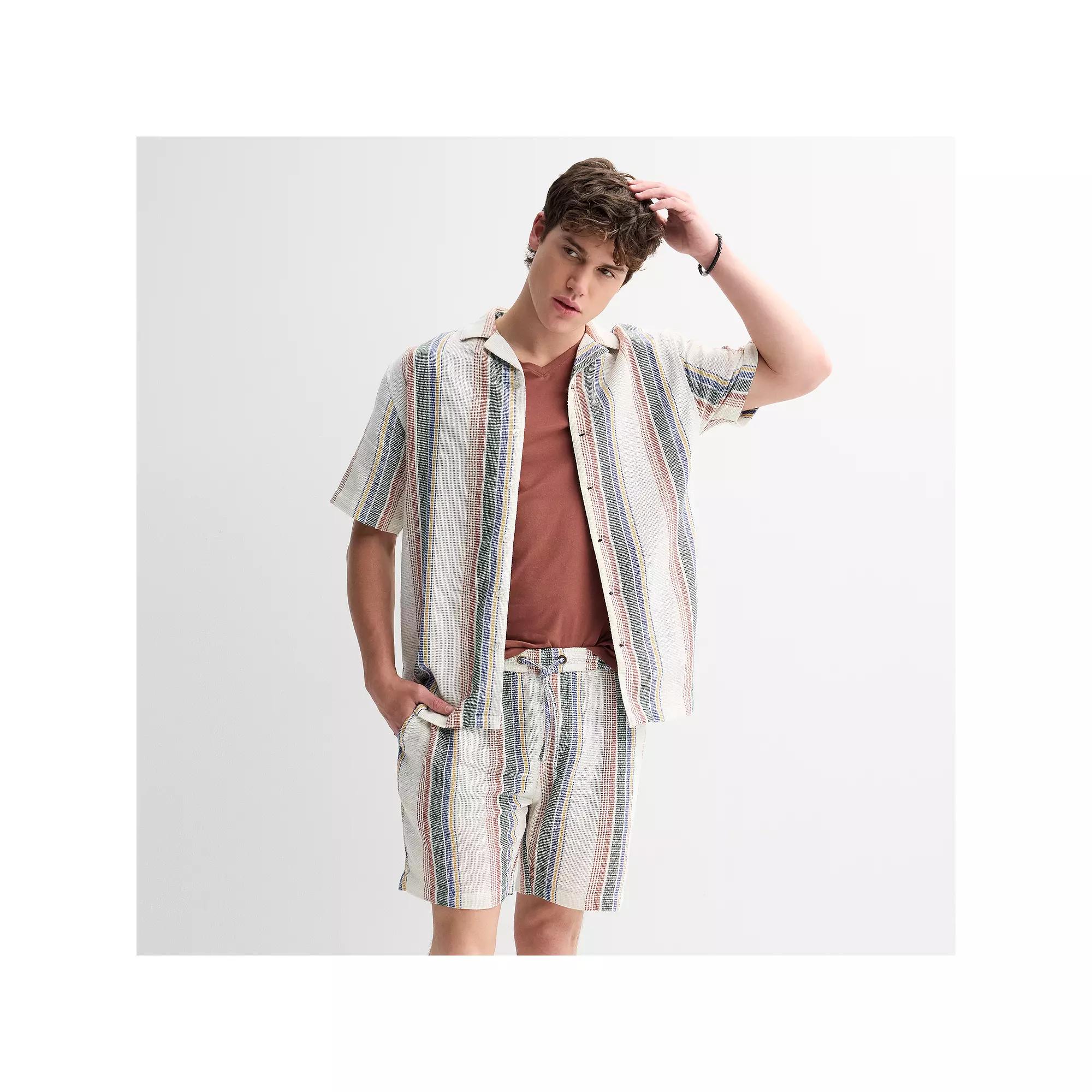 Men's Retrofit Multi Stripe Shorts, Size: Small Product Image