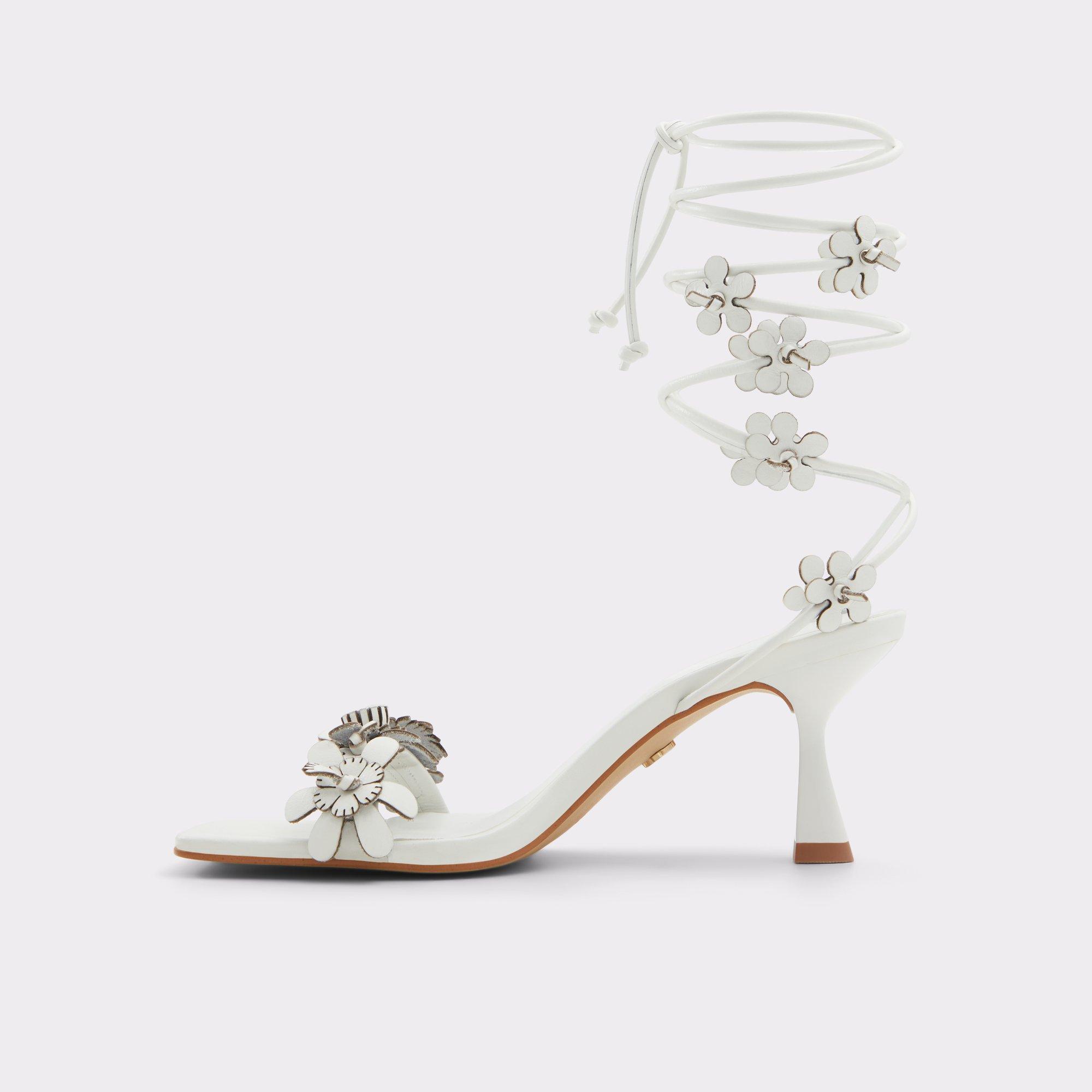 Fiorela White/Bone Women's Strappy sandals | ALDO US Product Image