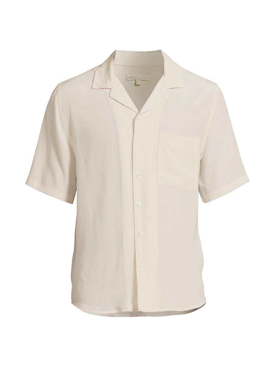 Mens Silk Vacation Shirt Product Image