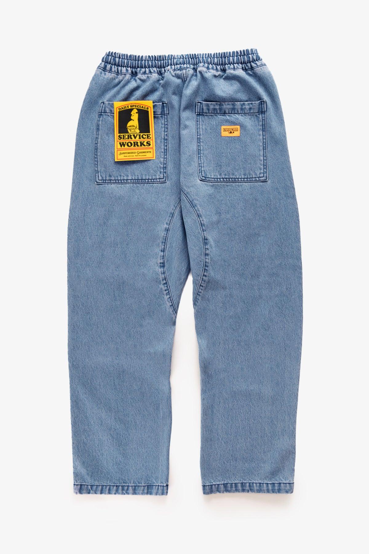 Service Works - Classic Chef Pants - Light Washed Denim Product Image