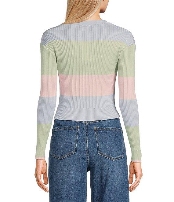 GB Coordinating Ribbed Knit Cardigan Product Image