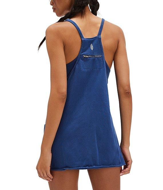 Free People FP Movement Hot Shot Scoop Neck Sleeveless Patch Pocket Mini Dress Product Image