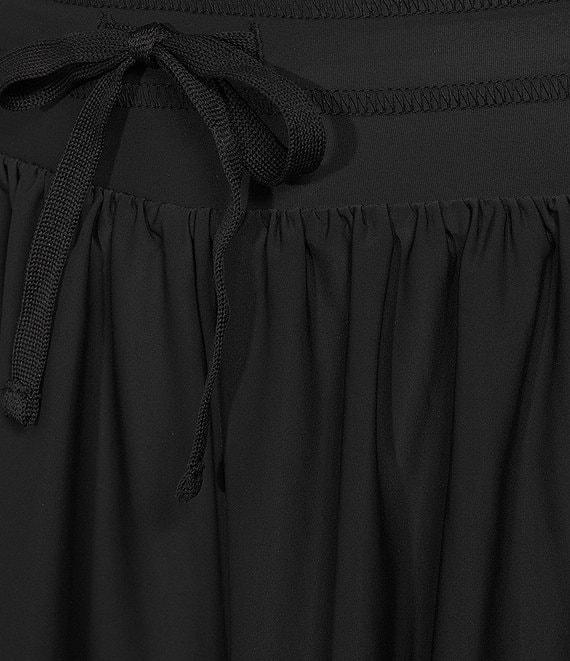 Antonio Melani Active Jersey Mid-Rise Flutter Shorts Product Image