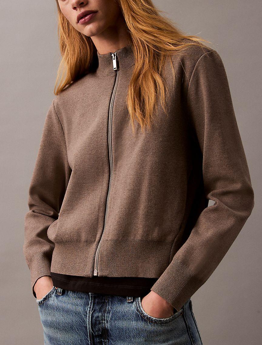 Tech Knit Bomber Jacket Product Image