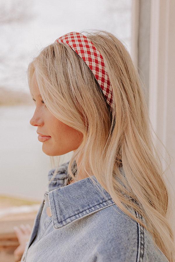 Picnic Ready Gingham Headband Product Image