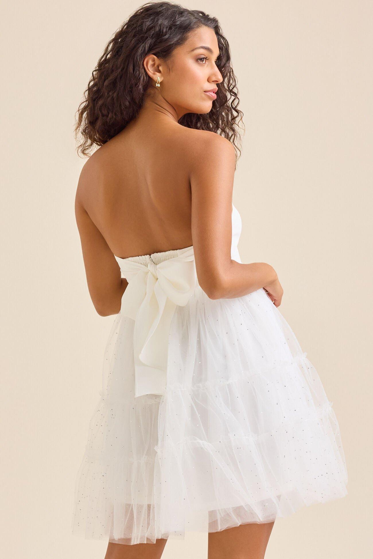 Dolly Rhinestone Mini Dress Product Image