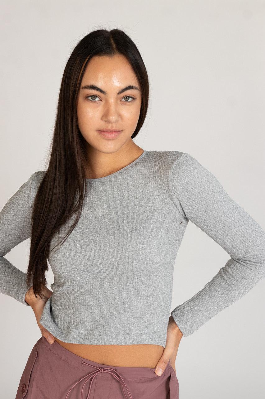 Waffle Knit Fleece Longsleeve Product Image