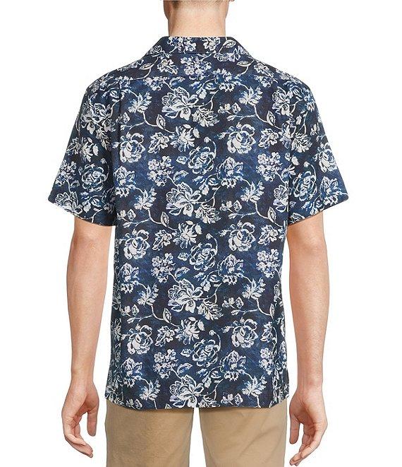 Cremieux Blue Label St. Tropez Collection Floral Print Short Sleeve Woven Camp Shirt Product Image