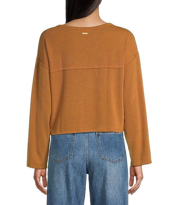 Billabong Mai Tai Long Sleeve Rib Knit Top Product Image