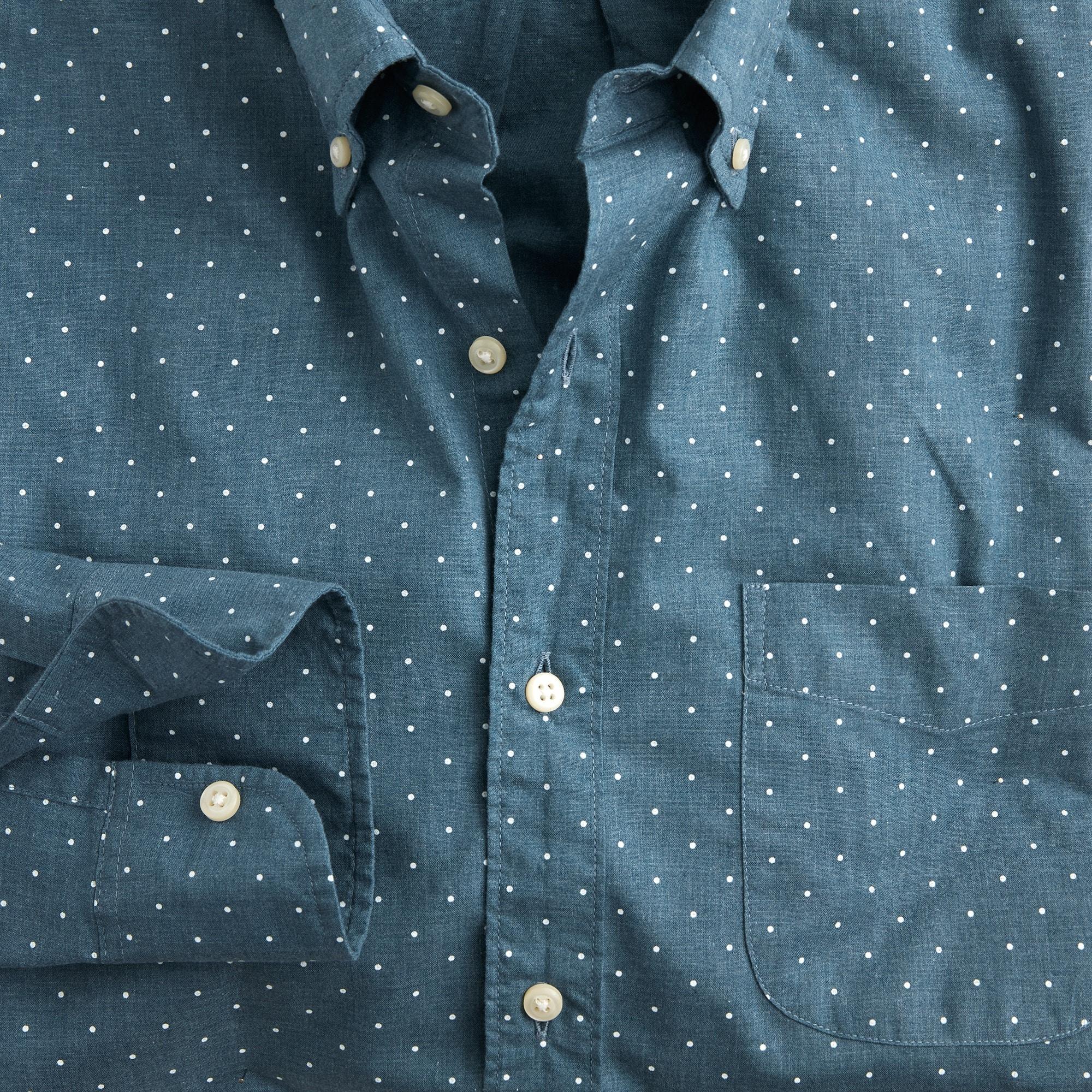Relaxed Secret Wash cotton poplin shirt Product Image