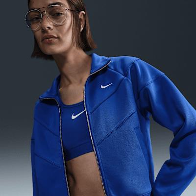Womens Nike Sportswear Windrunner Knit Jacket | HJ0975-010 Product Image