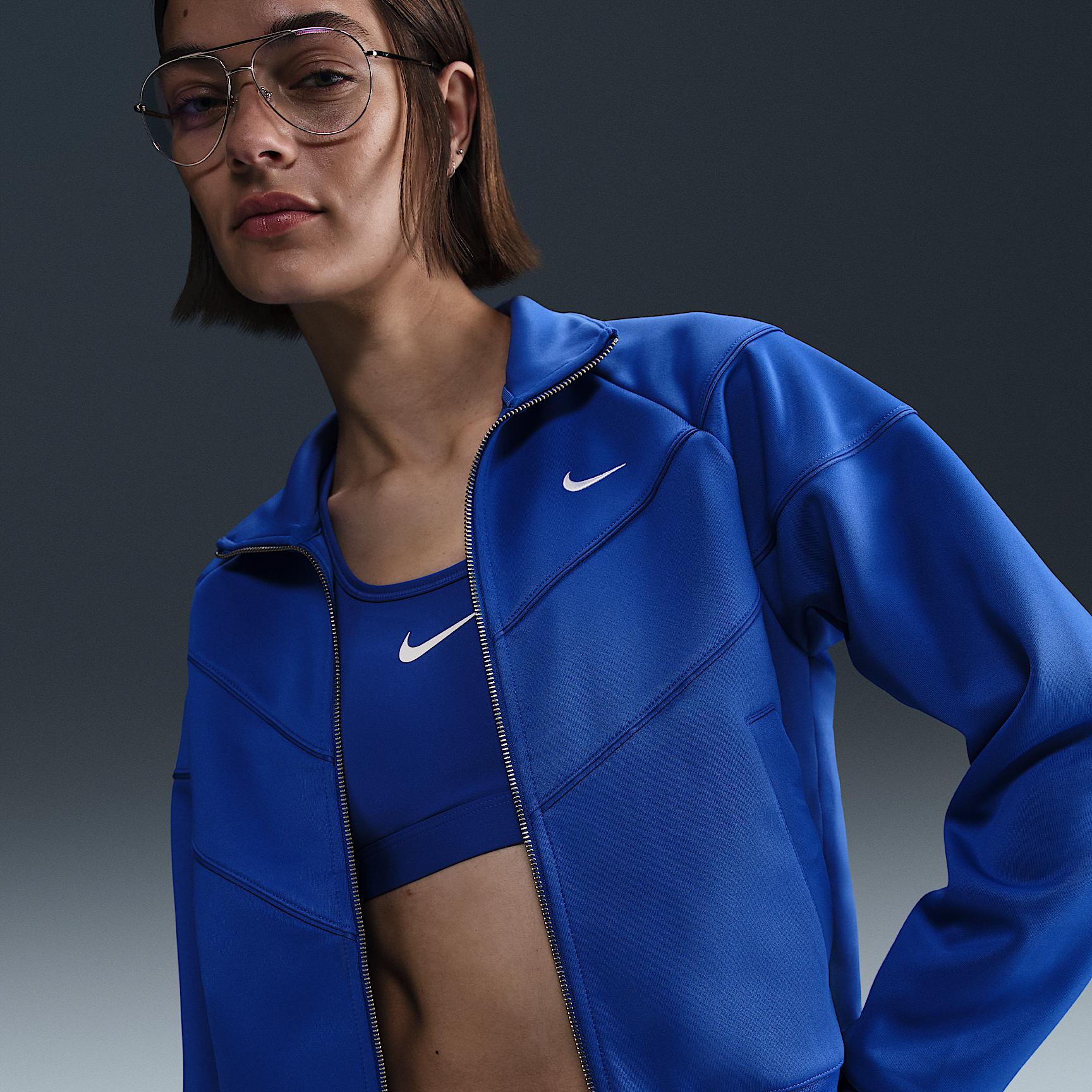 Womens Nike Sportswear Windrunner Knit Jacket | HJ0975-010 Product Image