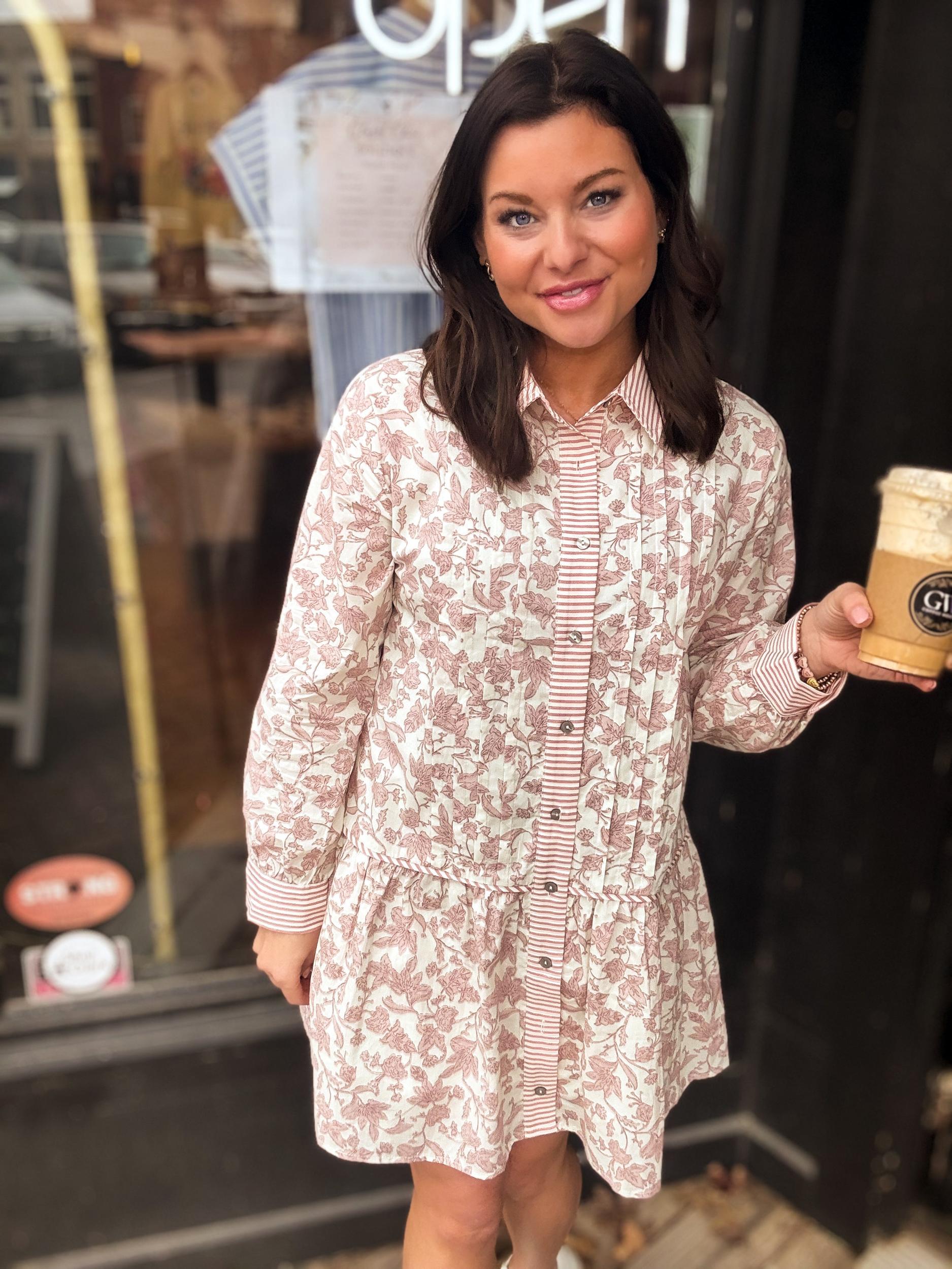 Sunday Rosè Mini Dress Product Image