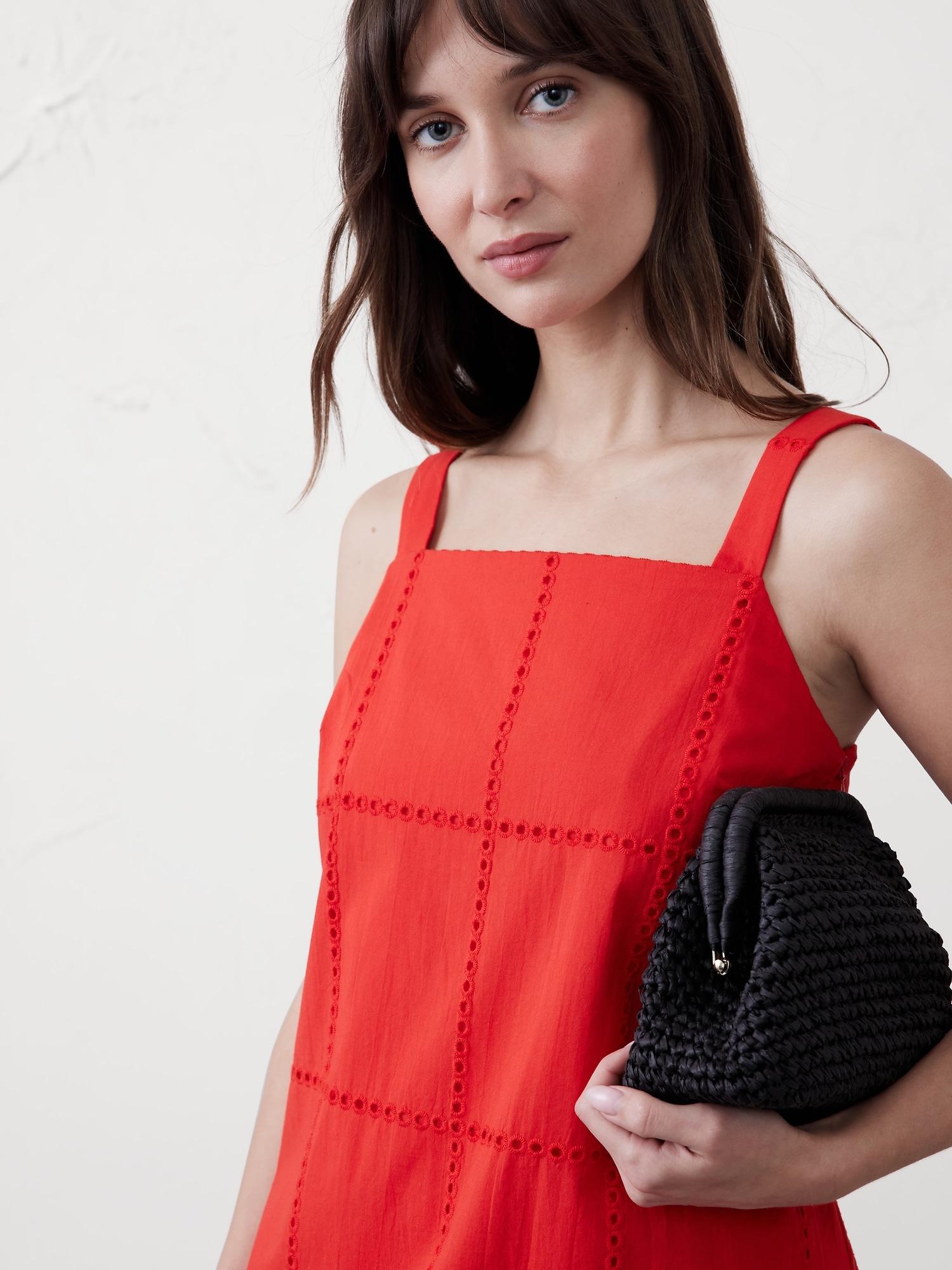 Eyelet Mini Dress Product Image