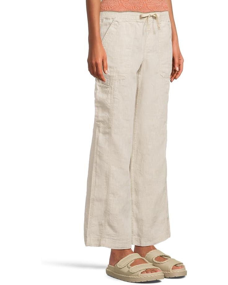 Premium Linen Breezy Pull-On Ankle Pants Product Image