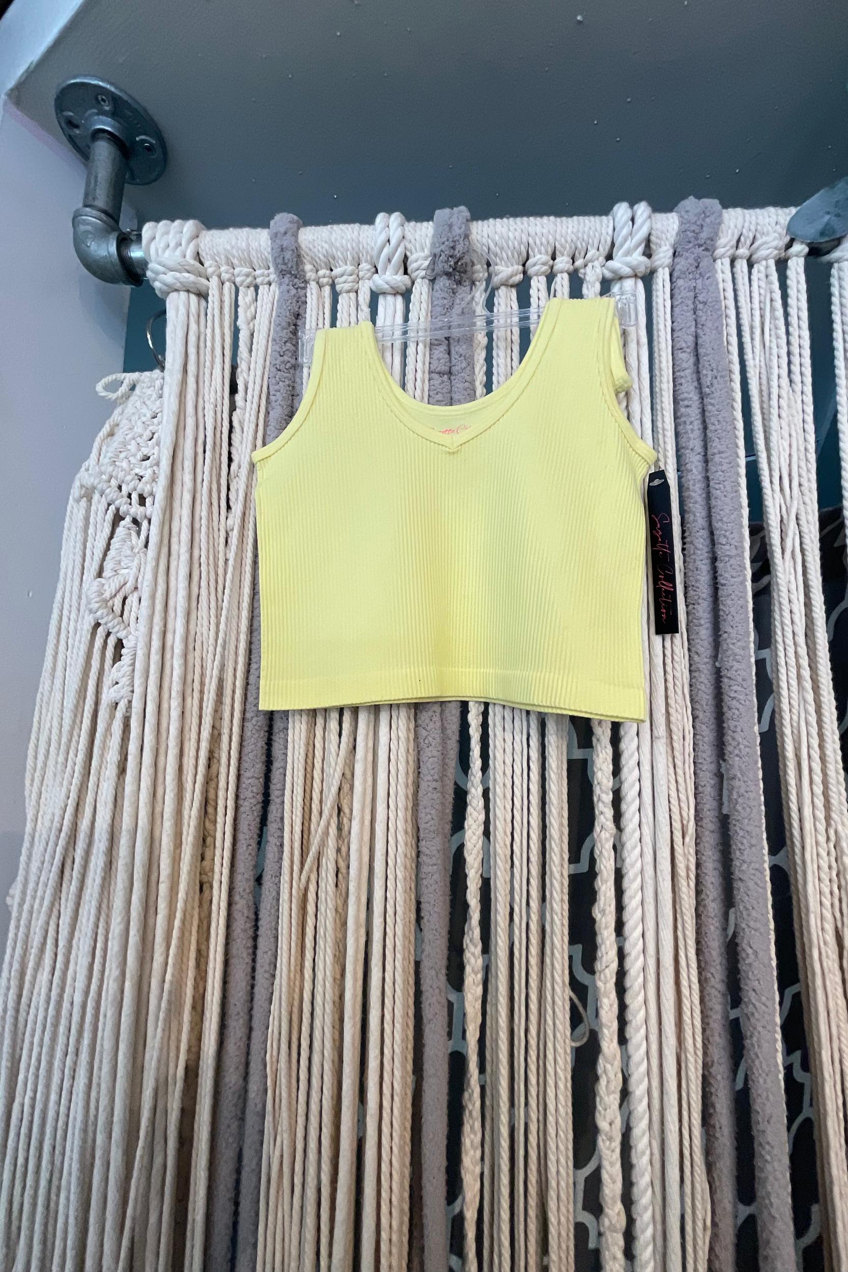 Ribbed V-Neck Brami Product Image