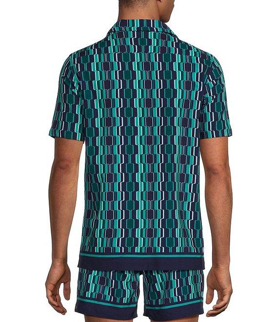 Murano Mod Stripe Short Sleeve Cabana Woven Shirt Product Image