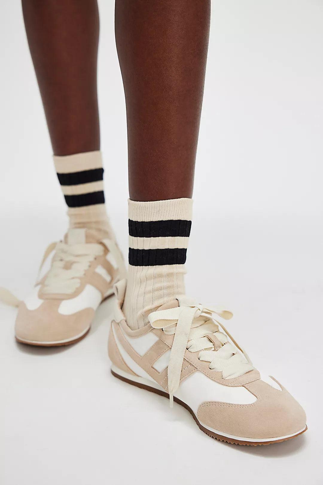 Free People Aces Tennis Shoe Chalk/Desert Product Image