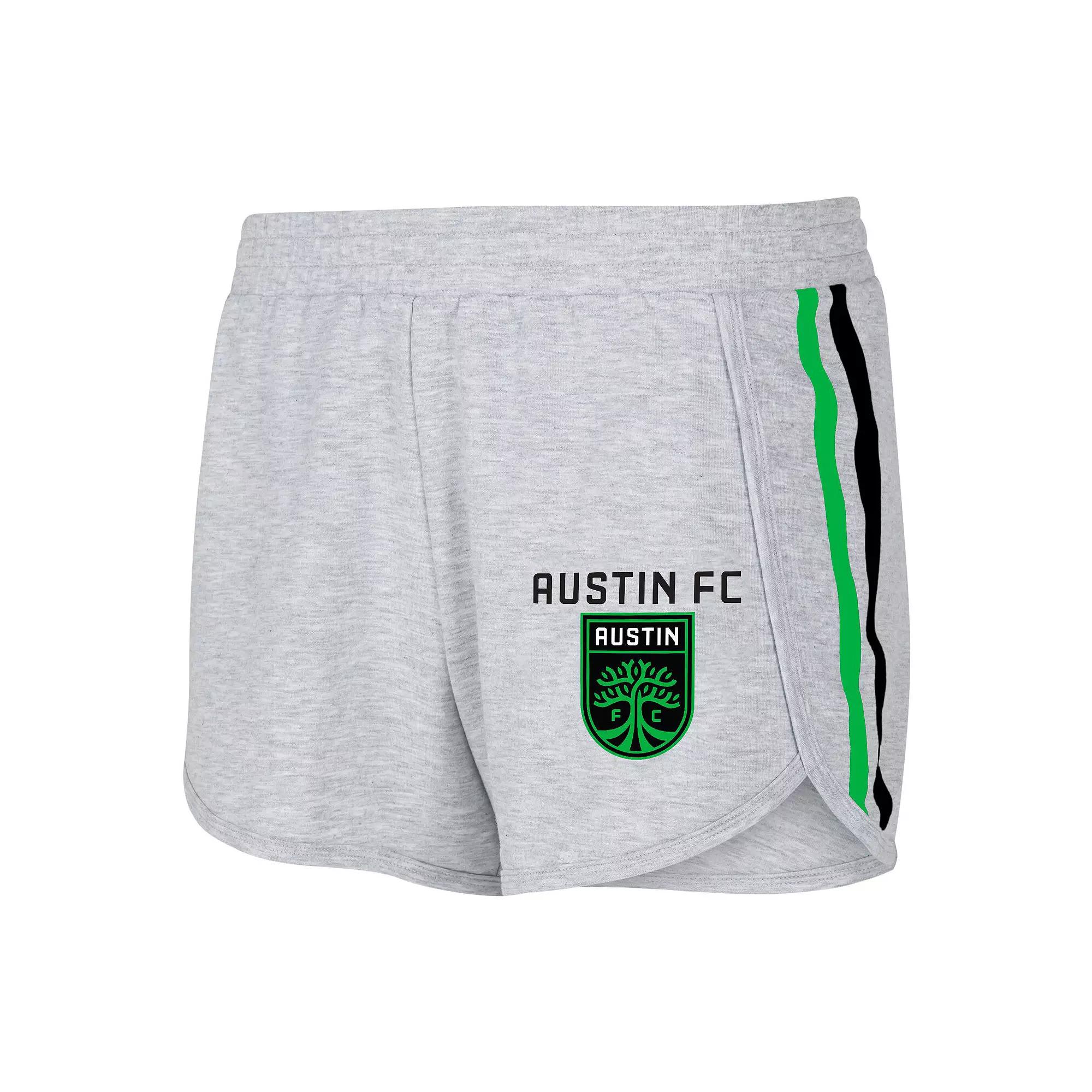 Women's Concepts Sport Gray Austin FC Cedar Tri-Blend Shorts,  Product Image