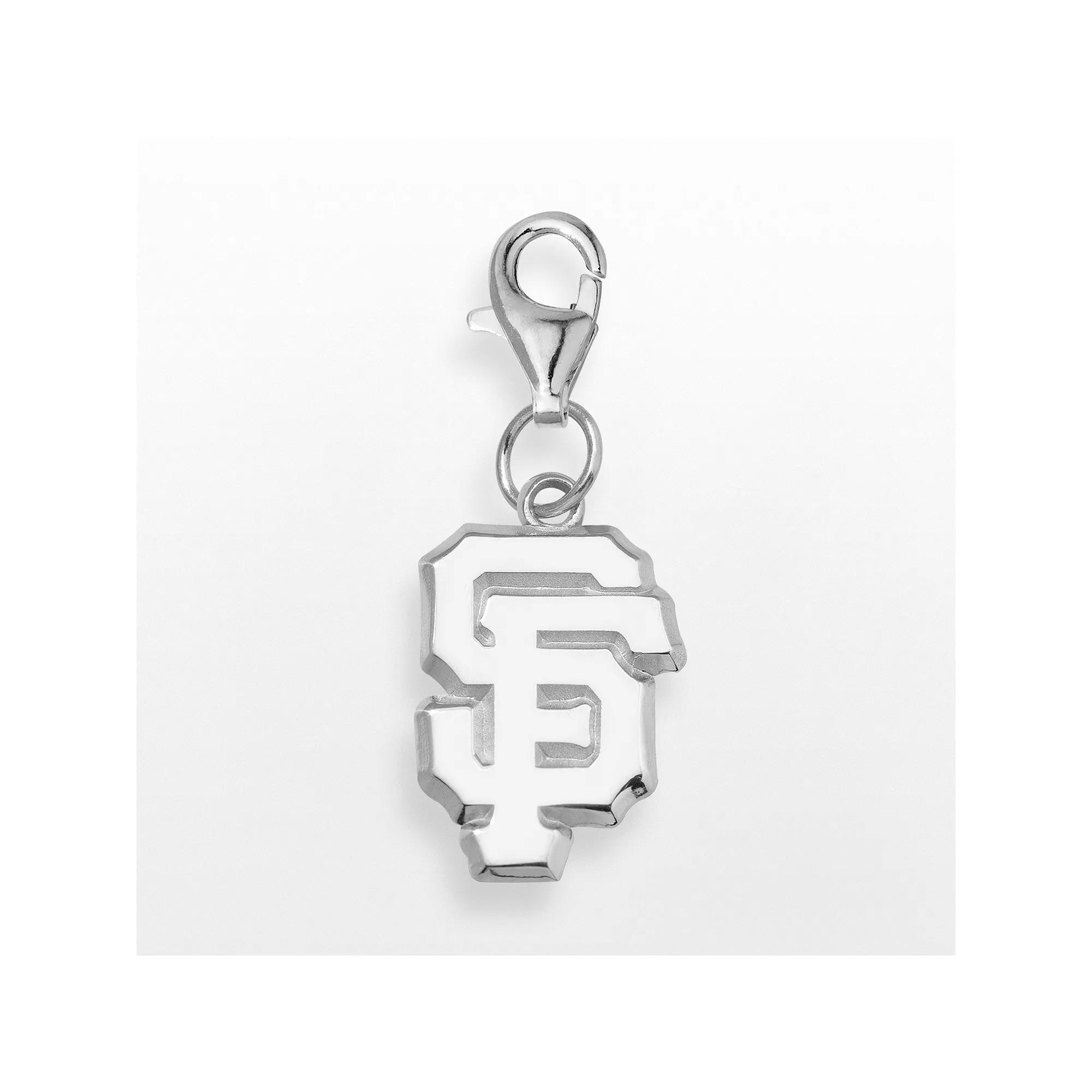 LogoArt San Francisco Giants Sterling Silver Logo Charm, Women's Product Image