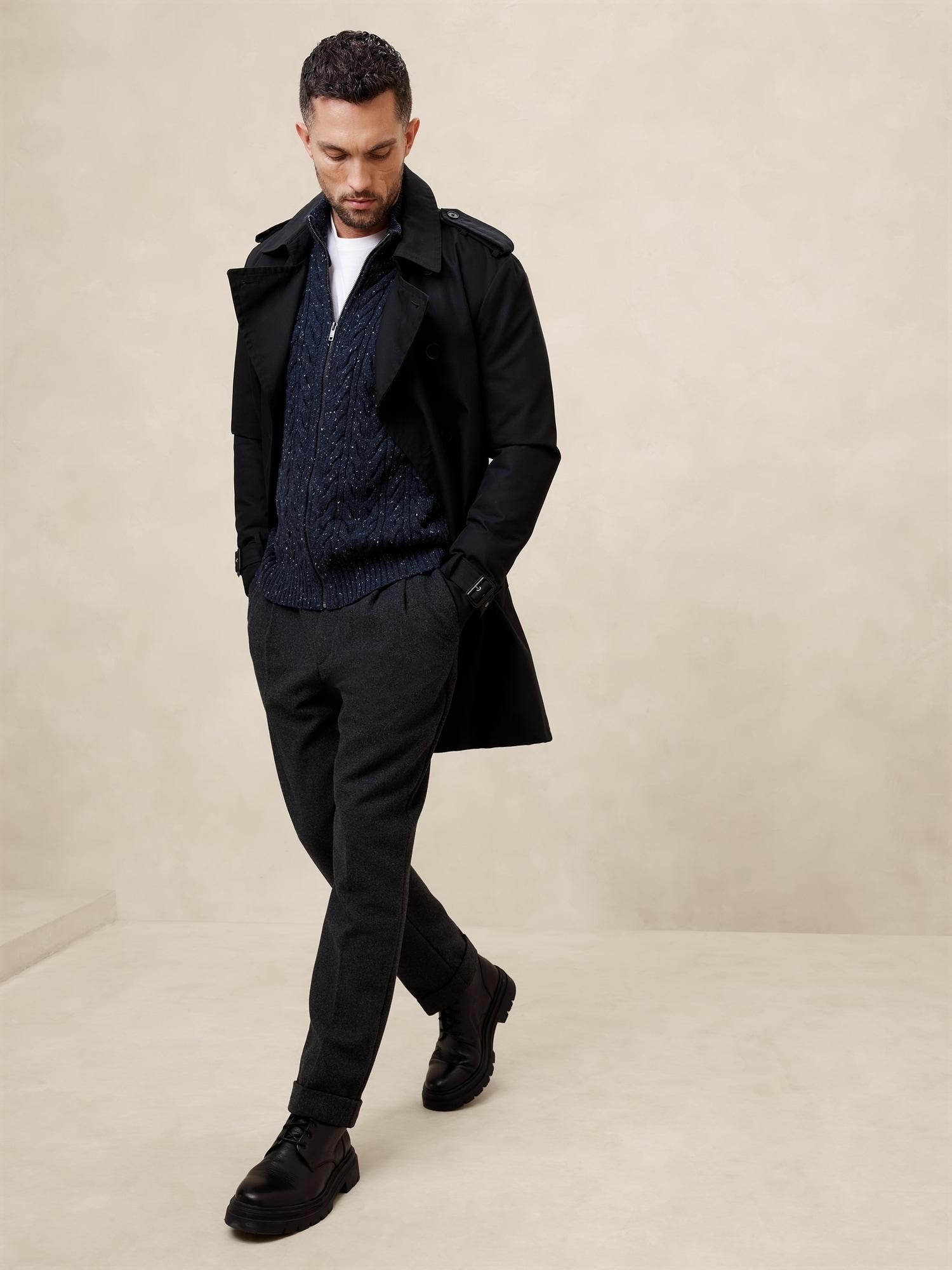 Tweed Cable Sweater Jacket Product Image